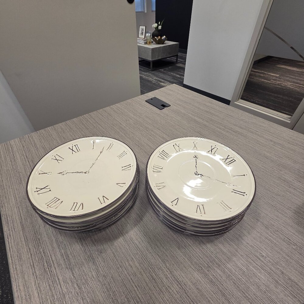 Indaba Vintage Clockface Plates
